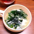にーにやー's cooksnap of when they made 卵白とワカメのスープ.