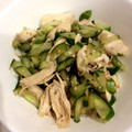 caruga's cooksnap of when they made 鶏ささみときゅうり♪だし醤油ワサビ和え♡.