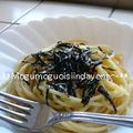 びーこちゃん's cooksnap of when they made 簡単シンプル♪たらこスパゲティー.