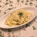 RIEK♡K♡'s cooksnap of when they made カルボナーラうどん.