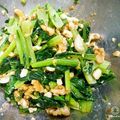 マダムカフェ♡'s cooksnap of when they made 小松菜とミックスナッツの中華和え.