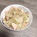 ももひまさく's cooksnap of when they made 簡単野菜炒め。鶏むね肉、玉ねぎ、キャベツ.