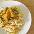 taepata's cooksnap of when they made かぼちゃとツナのクリームパスタ♬.