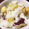 keycokko's cooksnap of when they made 一度で二度おいしい♪栗＆さつま芋ご飯。.
