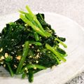 mami＊s's cooksnap of when they made 粉末ピーナッツでほうれん草の和え物.