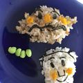 ふえ☆なるちゃん's cooksnap of when they made 食パンマン＆カレーパンマン★キャラ弁.
