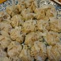 Tusentakk's cooksnap of when they made フライパンで♪鶏肉と豆腐のシュウマイ.