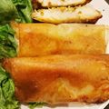 ☆momomama☆'s cooksnap of when they made 春キャベツとベーコンのチーズ春巻き.