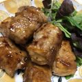 うーや♪'s cooksnap of when they made 簡単★ボリューミー★厚揚げ肉巻き.