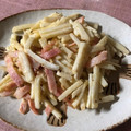 猫のしっぽ♡'s cooksnap of when they made ベーコンと里芋のコク旨☆からしマヨ炒め.