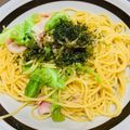クックDQKDS7☆'s cooksnap of when they made キャベツとベーコンの和風パスタ.