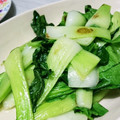 もこりこ's cooksnap of when they made 青梗菜のシンプル塩炒め.