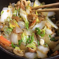 ＋SUN3's cooksnap of when they made 白菜と揚げ玉の炒め煮☆.