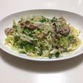 くまたん1's cooksnap of when they made 葱たっぷり♡塩焼きそば.