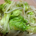 もきち☆'s cooksnap of when they made もやしとレタスの酢醤油和え♡.