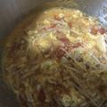 クック56847H☆'s cooksnap of when they made トマトとエノキの簡単かき卵コンソメスープ.