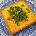 ♡ともりん's cooksnap of when they made 目指せ厚揚げ部門1位！にんにく塩バター味.