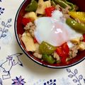 ふたごゆき's cooksnap of when they made スプーンでどうぞ♪チンジャオロース丼.
