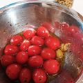 ♬あじさいのレシピ♬'s cooksnap of when they made 【楽安】ミニトマトのレモンめんつゆ漬け.