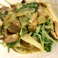 cherry__xo's cooksnap of when they made 鶏と水菜のマヨ柚子胡椒炒め.