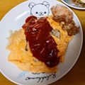 えみりんたん's cooksnap of when they made 卵1個でふわふわ！バターライスオムライス.