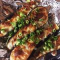 momomotan's cooksnap of when they made ナスの味噌チーズ焼き.