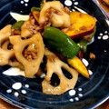 atomog's cooksnap of when they made 挽き肉と秋野菜の簡単★甘辛炒め.
