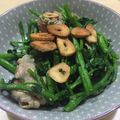 Remtan's cooksnap of when they made クレソンと豚肉のニンニク炒め.