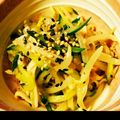 ぐでたまごちゃん's cooksnap of when they made 胡瓜ともやしとハムの中華サラダ.