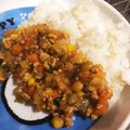 こめこハム's cooksnap of when they made 大豆入りドライカレー【学校給食】.