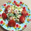 ウニのお母さん's cooksnap of when they made ぷりっぷりエビとキュウリの卵ポテサラ★.