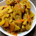たかともしゃん's cooksnap of when they made 秋だ！✿鶏肉と根菜のカレー醤油炒め.
