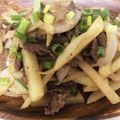 MAーくん★'s cooksnap of when they made 牛肉とスライサーじゃがいものカレー炒め.