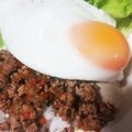 ハミィ's cooksnap of when they made 乾燥バジルでガパオライス ナンプラーなし.