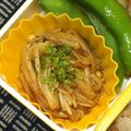 nosso's cooksnap of when they made 鯖味噌煮缶の汁deえのき焼き.