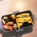 団子三兄弟➕姫のママ's cooksnap of when they made ハロウィンなミニオン弁当.