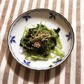 ゆきプー♡'s cooksnap of when they made 三つ葉のナムル♪韓国海苔をかけて.