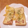 きみとみ's cooksnap of when they made 思い出朝食★父の玉子焼きマヨトースト②.