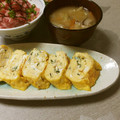 よちりん's cooksnap of when they made とろ〜り♡クリチと大葉のだし巻き卵.