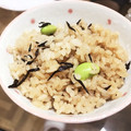 ☆環音☆'s cooksnap of when they made 枝豆とひじきの炊き込みご飯.