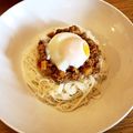 mnoryori's cooksnap of when they made 鶏そぼろの巣ごもりそうめん♡.