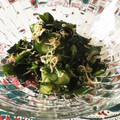 クックDPQXZ6☆'s cooksnap of when they made わかめときゅうりのジャコ醤油和え.