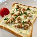 ☆さぶ☆☆'s cooksnap of when they made 納豆しらすトースト.