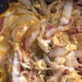 クック0WJHVM☆'s cooksnap of when they made 白菜とベーコンの玉子とじ.