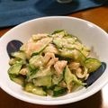 古賀竜一's cooksnap of when they made きゅうり＊セロリ＊ツナの柚子味噌マヨ和え.