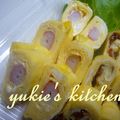 yukiはぴ's cooksnap of when they made お弁当に ♡カニカマたまごやき.