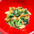 CoCoしゃんママ's cooksnap of when they made 小松菜とにんじんのナムル.