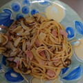 love1014's cooksnap of when they made 和風きのこパスタ.