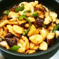 60totto's cooksnap of when they made 茄子と鶏の甘酸っぱダレ炒め.