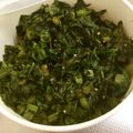 さおりん@料理特訓中's cooksnap of when they made 大根菜のごま油炒め.